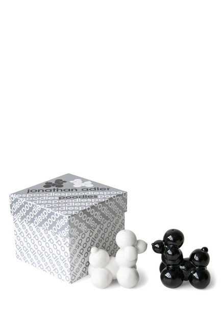 Poodle Salt and Pepper Shakers
